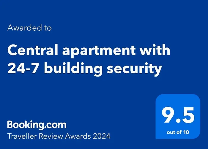 Central Apartment With 24-7 Building Security